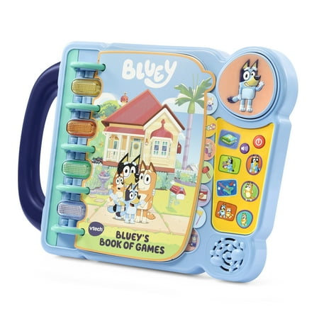 VTech Bluey Bluey's Book of Games Bluey Bluey Alphabet Toys Baby and Toddler Toys