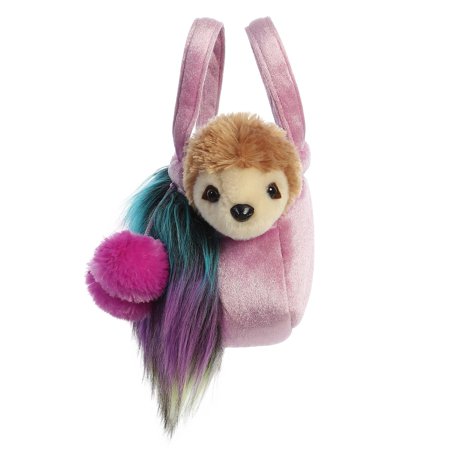 Aurora - Small Multicolor Fancy Pals - 7" Furries Moonrise Sloth - Fashionable Stuffed Animal