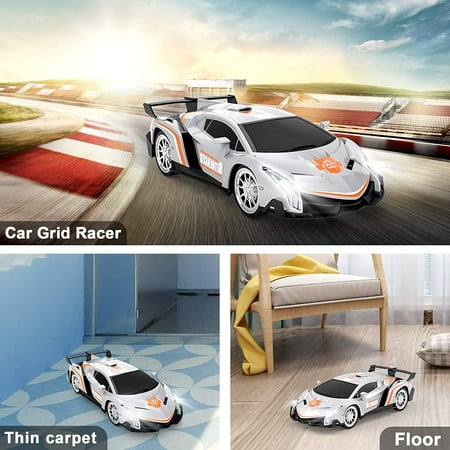 Allaugh Kids Toys RC Cars for Boys 4-12 Years Old Kids High Speed Remote Control Car 1/18 Electric Sport Racing Hobby Car RC Crawler, Silver