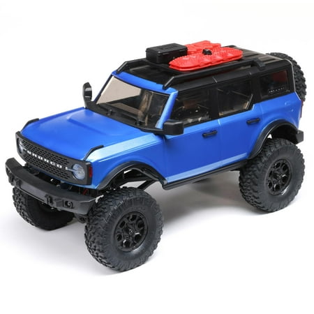 Axial RC Truck 1/24 SCX24 2021 Ford Bronco 4 Wheel Drive Truck Brushed RTR Comes with Everything Needed Blue AXI00006T3 Trucks Electric RTR Other