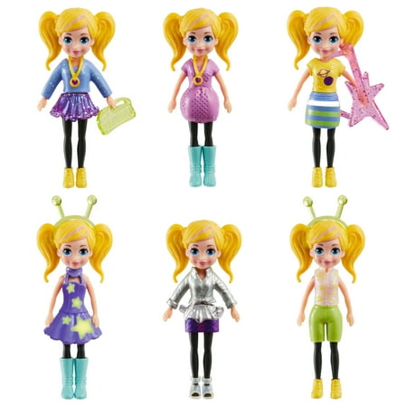 Polly Pocket Dolls & Accessories, 2 Dolls with 25 Themed Accessories, 3-inch Scale Fun