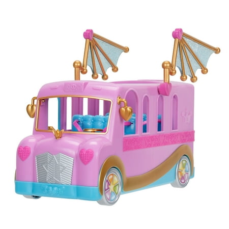 Royale High Bus & Glam Closet - (1) Exclusive Doll, On-the-Go Glam Closet, Moveable Wings, Working Wheels and Room for 4 Friends