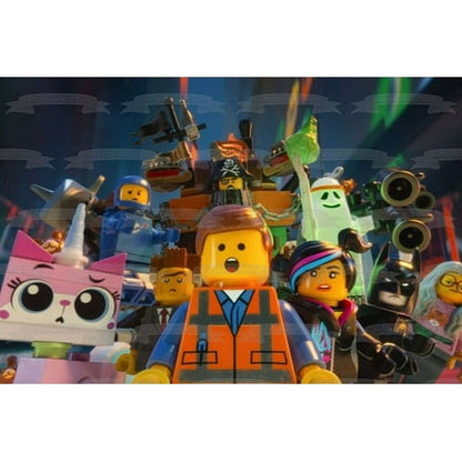 Lego Movie 2 The Second Part Cast Edible Cake Topper Image ABPID00014V1