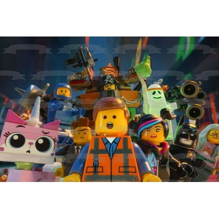 Lego Movie 2 The Second Part Cast Edible Cake Topper Image ABPID00014V1