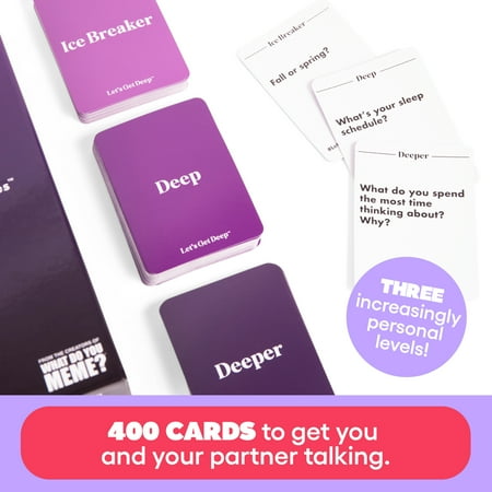 Let's Get Deep - The Adult Party Game for Couples by What Do You Meme?®