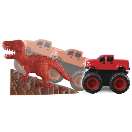 54pcs Monster Truck Mayhem Friction Play Set - 2pack Ford