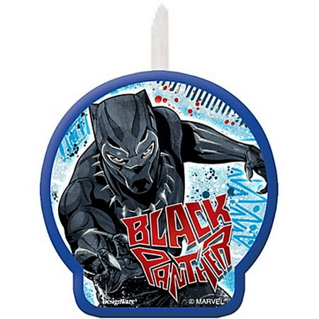 Black Panther Cake Candle (1ct)