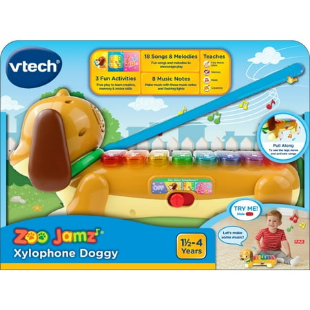 VTech VTech® Zoo Jamz® Doggy Xylophone Toy Musical Instruments Baby and Toddler Toys