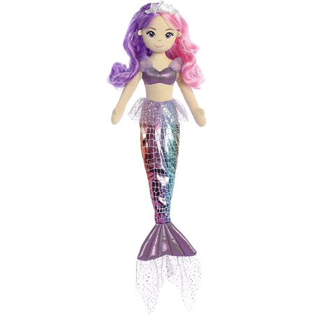 Aurora World Sea Sparkles Rainbow Mermaid Sea Iris Plush