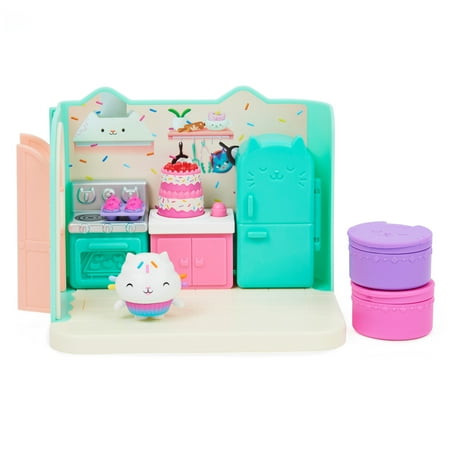 Gabby’s Dollhouse, Bakey with Cakey Kitchen Playset with Figure, for Ages 3 and up