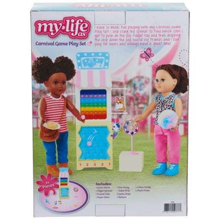 My Life As Carnival Game 14-piece Accessory Set for Dolls, Kids Toys for Ages 5 up, Walmart Exclusive