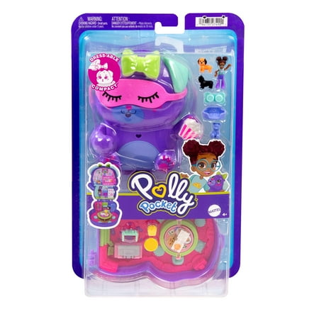 Polly Pocket Sleepover Puppy Compact Playset