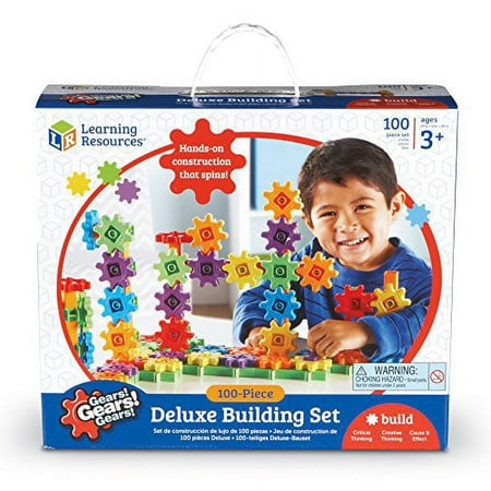 Gears! Gears! Gears! 100-Piece Deluxe Building Set | Bundle of 5 Sets