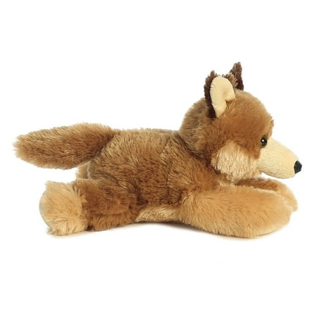 Aurora - Small Brown Mini Flopsie - 8" Clever Coyote - Adorable Stuffed Animal