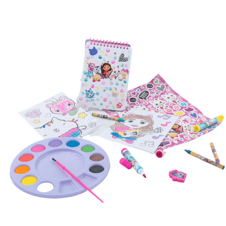 Gabbys Dollhouse Girls Art Set Painting Coloring Supply Stickers 711 Piece Set