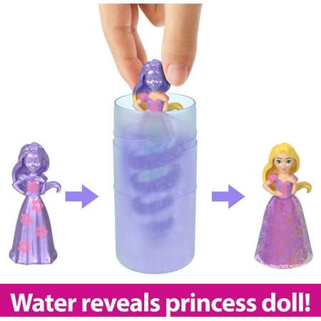 Disney Princess Royal Color Reveal Surprise Small Doll with Garden Party Accessories (Dolls May Vary)