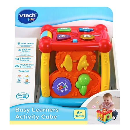 VTech Busy Learners Activity Cube Baby Activity Centers Baby and Toddler Toys