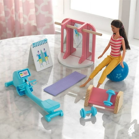 KidKraft Dollhouse Accessory Pack: Home Gym Doll Furniture Set