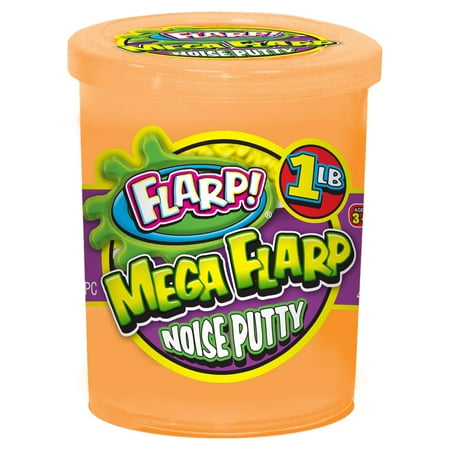 JA-RU Flarp Mega Flarp Noise Putty - 1 Pound Mega Value (Colors will Vary), Novelty Impulse Toys