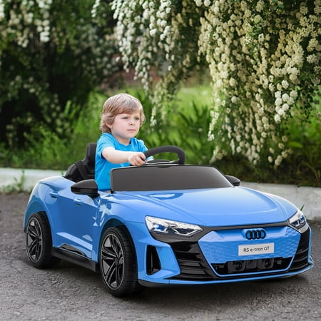 Aosom Kids Ride on Car with Remote Control, 12V 3.1 MPH Electric Car for Kids, Battery Powered Ride-on Toy for 37-60 Months Boys and Girls, Blue