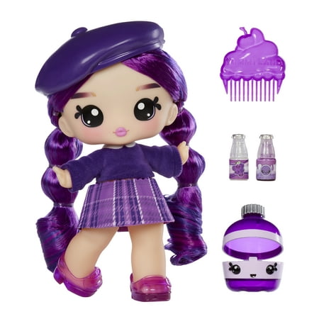 Yummiland Large Doll + Lipgloss Pet - Greta Grape, Ages 4+