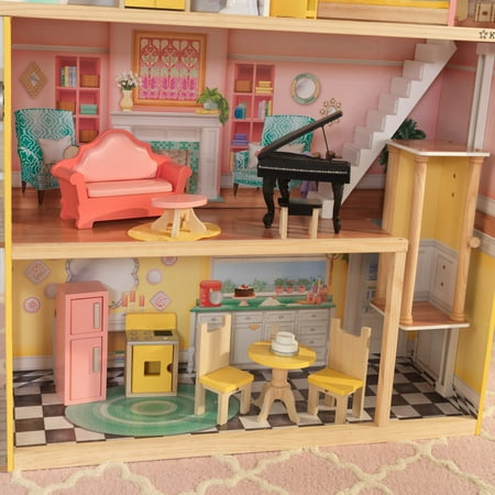 KidKraft Lola Mansion Wooden Dollhouse with 30 Accessories