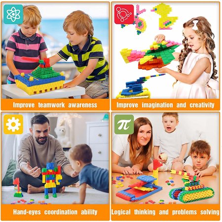 420-Pack Carkira Kids Building Blocks Toys, Building Learning Blocks Game, Building Blocks Toys Set