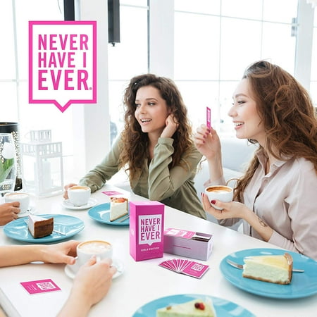 Never Have I Ever Girl's and Bachelorette Edition, Hilarious and Revealing Party Card Game for Adults