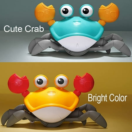 Zendure Crawling Crab Baby Toy Infant Tummy time Toys 3 4 5 6 Babies boy Girl Sensory Toys 3-6 6-12 Learning to Crawl 9-12 12-18 Walking Toddler Gifts