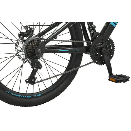 Mongoose 24-in. Durham Unisex Mountain Bike, Black, 21 Speeds