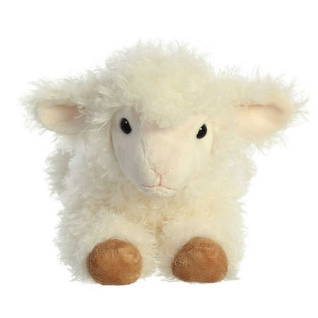 Aurora - Medium White Flopsie - 12" Luna Lamb - Adorable Stuffed Animal