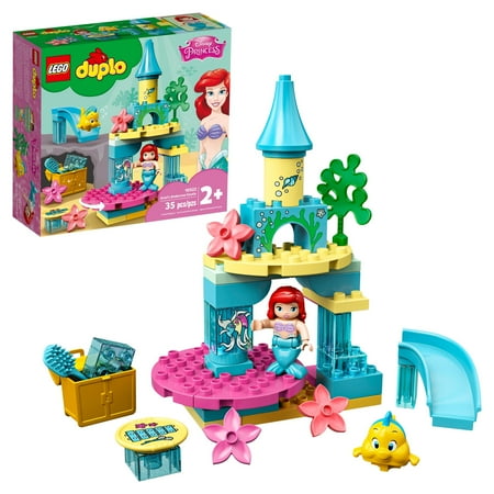 LEGO DUPLO Disney Ariel's Undersea Castle 10922 Toddler Building Toy with Flounder (35 Pieces)