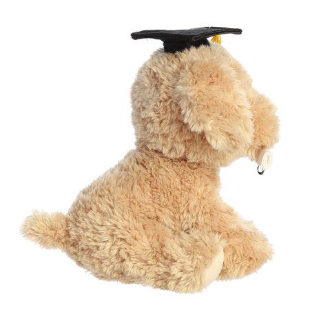 Aurora - Small Brown Graduation - 8.5" Pup - Commemorative Stuffed Animal