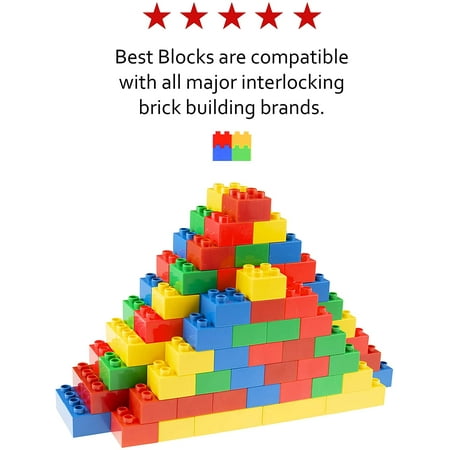 Best Blocks 108 Piece Big Block Set Classic Colors