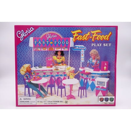 Gloria Fast-Food Play Set for 11.5" Dolls Furniture By TKT