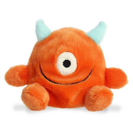 Aurora - Mini Orange Palm Pals - 5" Oggy Monster - Adorable Stuffed Animal