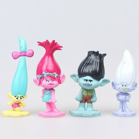 Trolls Party Decorations, 12PCS Trolls Action Figure Toys, Trolls Party Supplies Collectable Doll for Kids