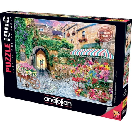 Anatolian Puzzle - The Flower Market, 1000 Piece Jigsaw Puzzle, #1066, Multicolor (ANA1066)