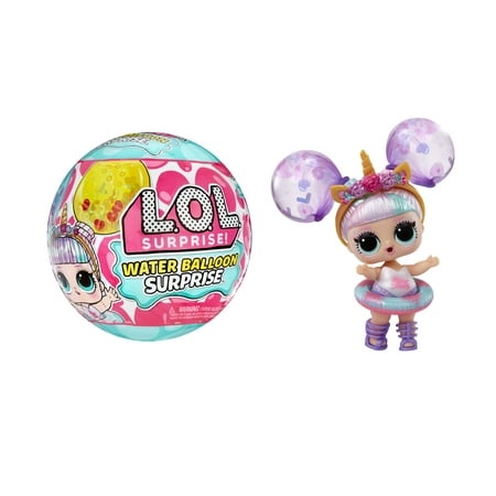 LOL Surprise Water Balloon Surprise Dolls, Glitter, 4 Ways to Play, Reusable, Limited Edition