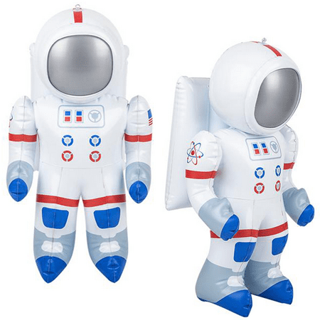 ArtCreativity Inflatable Astronaut Toys for Outer Space Themed Parties Pretend Play Accessories