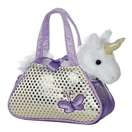 Aurora - Small Purple Fancy Pals - 7" Aurora Unicorn - Fashionable Stuffed Animal