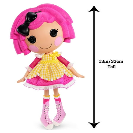 Lalaloopsy Doll Crumbs Sugar Cookie with Pet Mouse Playset, 13" Baker Doll with Changeable Pink and Yellow Outfit and Shoes, in Reusable Play House Package, for Girls Ages 3 4 5+ to 103