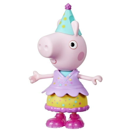 Peppa Pig Celebration Dress-Up 6” Fashion Doll, Preschool Toys, Christmas Gifts for Kids, Ages 3+