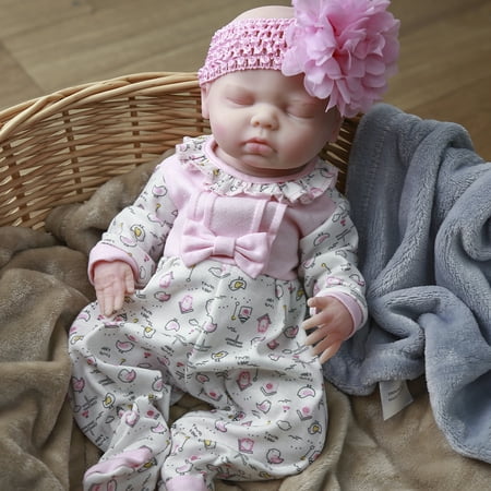 16 inch Reborn Baby Dolls Full Body Silicone Doll in Toys, Not Vinyl Dolls, Realistic Soft Silicone 5.29 lb Newborn Baby Dolls