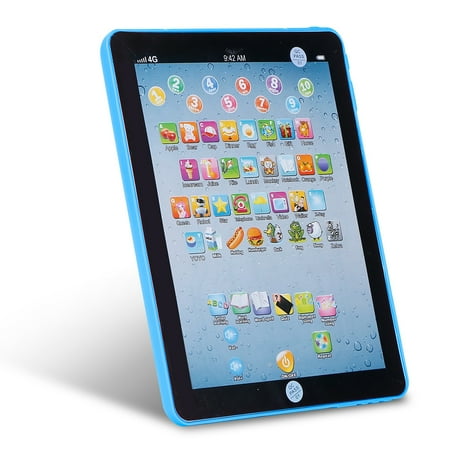 Moclever Baby Learning Tablet, Mini Toys Touch Learn Tablet for Toddler Gift for Boys/Girls Aged 1-6 Year Old Kids, Blue