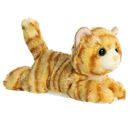 Aurora - Small Orange Mini Flopsie - 8" Ginger Cat - Adorable Stuffed Animal