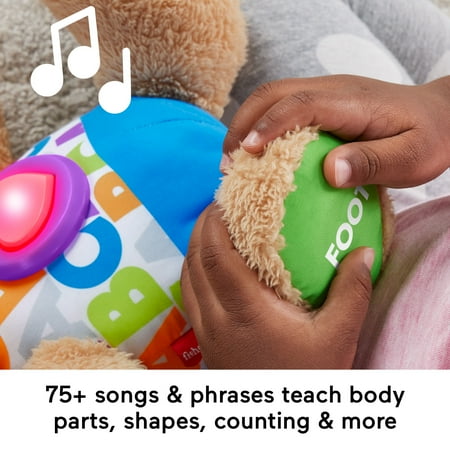 Fisher-Price Laugh & Learn Smart Stages Puppy Plush Learning Toy for Baby, Infants and Toddlers