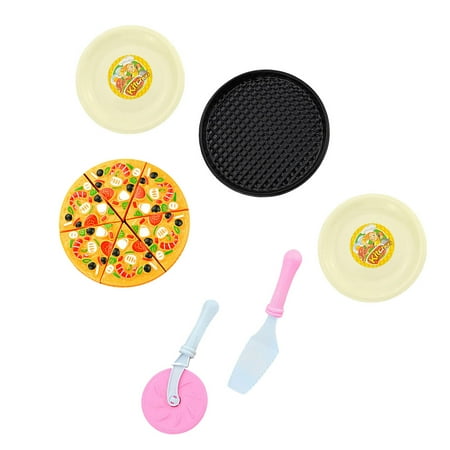 Toys Food Kid Fake Pretend Pizza Kitchen Playset Cook Children Kids Educational Playing