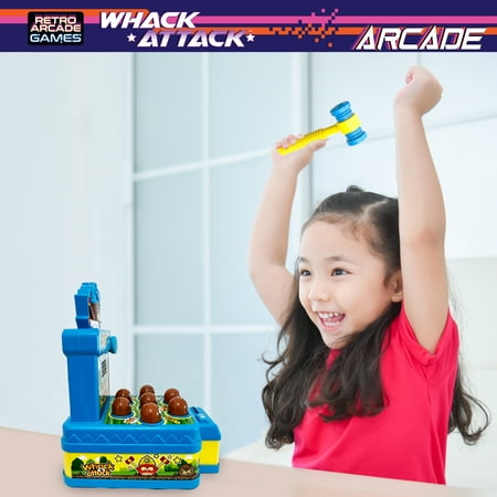 Whack Attack Arcade – the Light and Sound Whack A Mole Game - Interactive Educational Toys for Toddlers & Kids, Pounding Toy for 3 4 5 6 7 8+ Year Old Boys/Girls