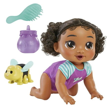 Baby Alive Crawl 'n Play Tilly Tinker, Black Hair, Interactive Baby Dolls, Toys for Preschoolers, Christmas Gifts Girls & Boys, 3+